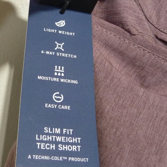 Kenneth Cole Tech Slim Fit Shorts LARGE - Picture 9 of 14